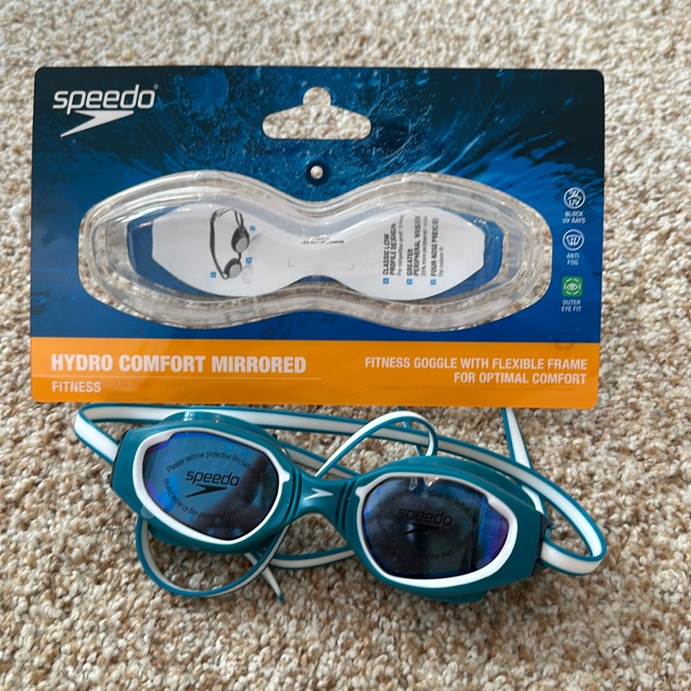Speedo Hydro Comfort Mirrored Swim Goggles